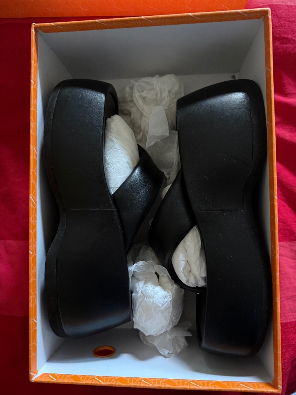 Naked Wolfe Dreamer platform thong sandals